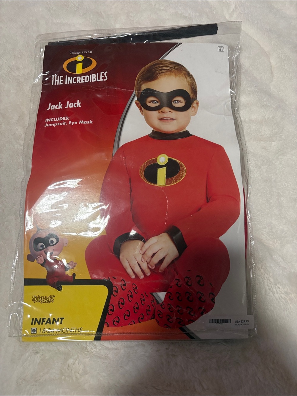 Jack-Jack Red Infant Costume - Spirit